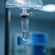 © Mujeeb - Close up medical intravenous IV drip in hospital background, Healthcare concept, Selective focus. Close up of medical drip or IV drip chamber in patient room,