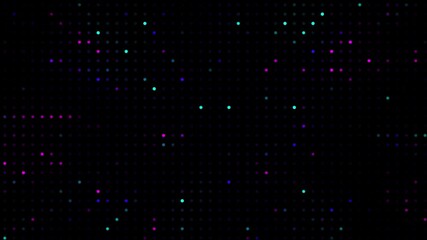 high technology halftone dots abstract background animation, binary, coding computer programming concept