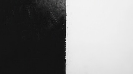 Poster - A close up image showing contrasting black and white colors