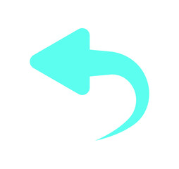 Wall Mural - y2k retro arrow symbol. modern abstract icon shape. trendy aesthetic element, cool graphic, 90s vibe
