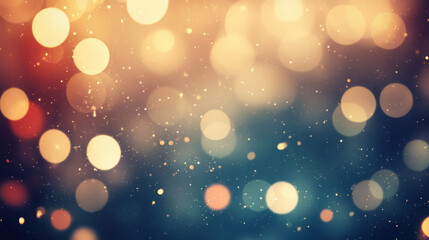 Wall Mural - soft bokeh lights create dreamy abstract background with warm colors