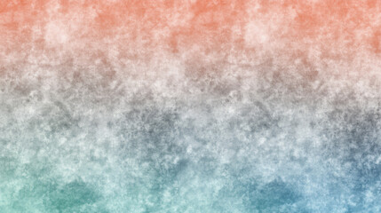 Wall Mural - textured watercolor background in soft gradient colors of orange, gray, and blue