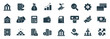 © Masum Bhuiyan - Finance and Banking filled Icon set Vector. Illustrations of Banking and Investment Icons