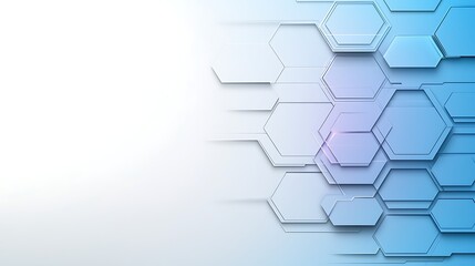 Abstract hexagonal background texture design digital art modern aesthetic blue shades