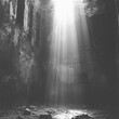 © aritha - Sunbeams pierce dilapidated interior
