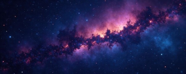 celestial canvas with twinkling stars against inky blackness , dark, cosmos