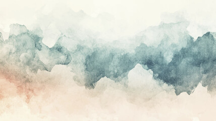 Abstract watercolor art background template. Khaki red green and beige brown watercolor backdrop empty space for text, banner, presentation or product display graphic design