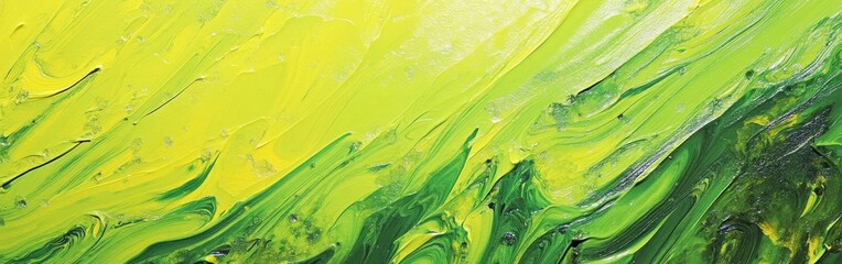 Aufkleber - Dynamic green and yellow textured abstract background evokes energy and vibrancy in an artistic setting