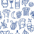© Maria - Hand drawn doodle Greek culture background
