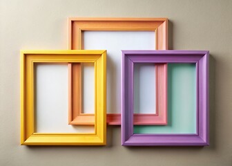 Poster - Minimalist Monochrome Frames: Simple Horizontal Border Set for Design Projects