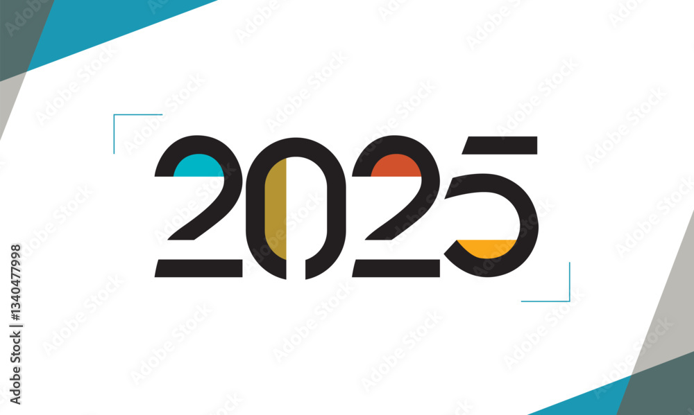 2025 design element idea with creative unique, simple, modern concept ...
