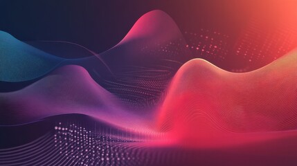 Poster - modern tech background abstract design illustration