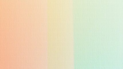 Poster - colorful harmony: soft, pastel hues of peach, yellow, and green blend together in a seamless gradien