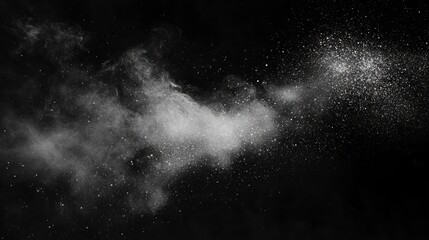 Poster - cosmic dust in a void: evokes the grandeur and mystery of the cosmos. captured a dynamic interplay o
