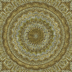 Fototapete - Bright abstract mosaic seamless pattern. Vector background. Endless texture. Ceramic tile fragments.