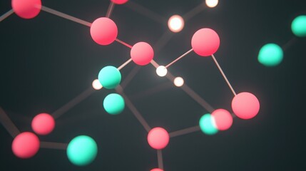 Poster - Vibrant string of lights illuminating the night sky symbolizing ai-driven blockchain networking and digital connectivity