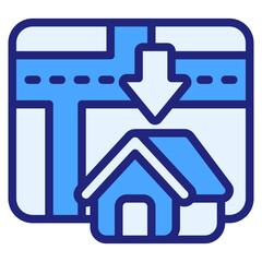 address blue icon