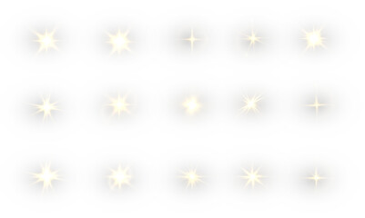 Wall Mural - png bokeh stardust glitter, png spark sparkling flare, sparkle shiny. golden glow light abstract mag