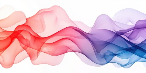 Poster - A flowing wave of vibrant, translucent colors blending seamlessly, creating a sense of movement and depth.