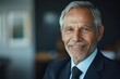 © Сергей Белый - Close-Up Portrait of a Confident and Successful Mid-Aged Business Executive Smiling in His Office