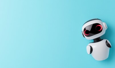 Poster - Minimalist AI Companion Sleek Robotic Pet Toy Revolutionizing Interactive Tech with Intelligent Design for Next-Gen Digital Wellness and Playful Innovation