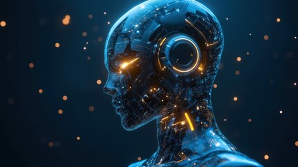 Poster - Futuristic AI-Powered Digital Entity for Personalized Marketing Solutions