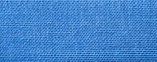 Poster - A close-up view of a textured blue fabric, showcasing a woven pattern that creates a rich, visual depth and a sense of softness, Denim Texture woven  seamless.
