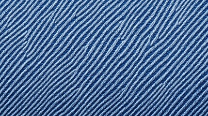 Poster - A close-up view of textured blue denim fabric showcasing a classic woven pattern, Denim Texture woven  seamless.