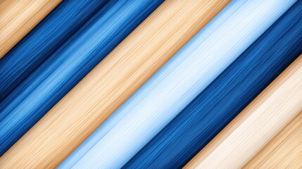 Poster - A visually striking image featuring diagonal stripes in shades of blue and beige, creating an abstract, textured pattern, Denim Texture woven  seamless.