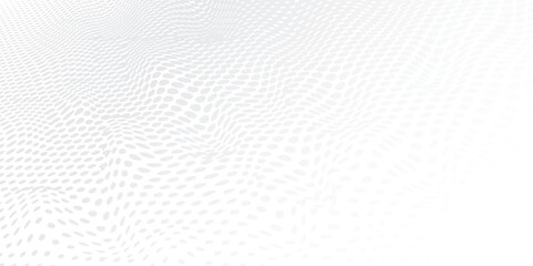 Poster - abstract halftone dotted background. futuristic grunge pattern, dot, wave. vector modern stylish pop