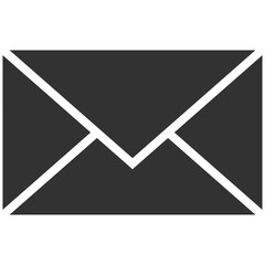 Wall Mural - mail icon. email icon vector isolated on transparent. envelope icon, mail icon vector for web, compu