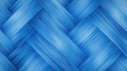 Poster - A close-up view of a woven texture featuring shades of blue, creating a visually appealing pattern with depth and dimension, Denim Texture woven  seamless.