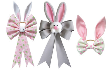 Wall Mural - easter bow on transparent background