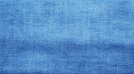 Poster - A close-up view of blue denim fabric showcasing its texture and weave pattern, highlighting the classic look of this popular textile, Denim Texture woven  seamless.
