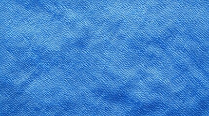 Poster - A close-up view of a textured blue denim fabric, showcasing its distinct weave and color variations, Denim Texture woven seamless.