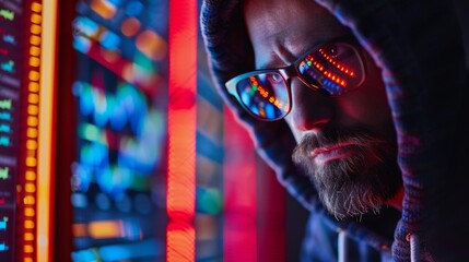 Poster - Cybersecurity expert analyzes malware breaches with advanced data protection techniques