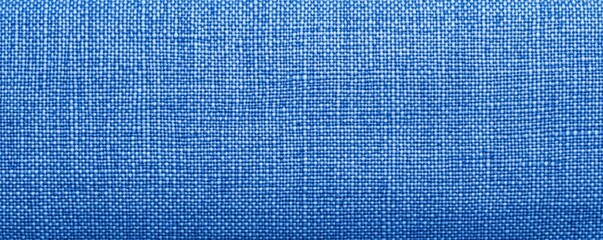 Poster - A close-up view of a textured blue fabric, showcasing a woven pattern and subtle variations in color, Denim Texture woven seamless.