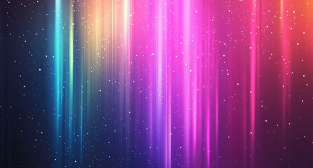 Wall Mural - abstract rainbow-colored, glowing lights background
