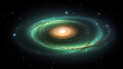 Poster - Majestic spiral galaxy captured in stunning detail against the backdrop of an endless universe full of stars and cosmic mysteries.