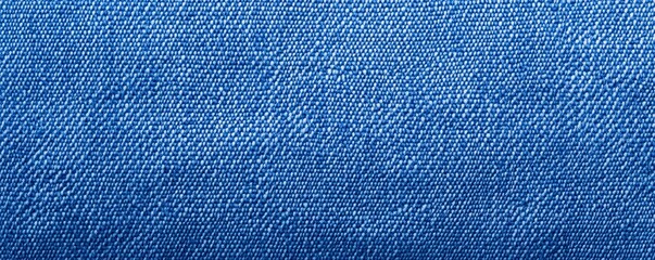 Poster - A close-up of textured blue denim fabric, showcasing the intricate weave and color variations typical of denim material, Denim Texture woven seamless.