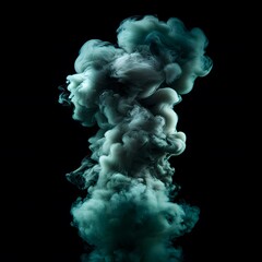 Poster - Colorful smoke for a very aesthetic background	
