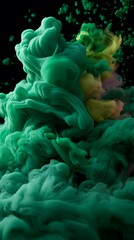 Poster - Colorful smoke for a very aesthetic background	