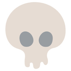 Wall Mural - abstract skull illustration minimalist background vector
