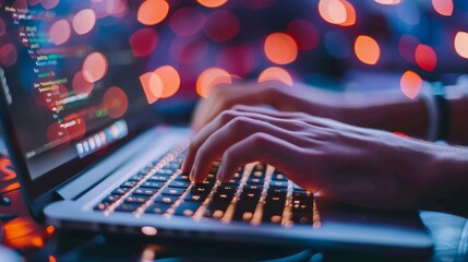 Poster - Protecting data from malware breaches using advanced ai solutions during nighttime programming sessions