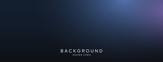 Wall Mural - modern futuristic dark blue and purple gradient background banner, vector design