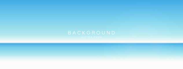 Wall Mural - clean fresh white and light blue room gradient banner background