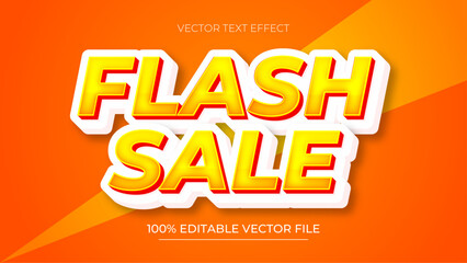 Poster - Flash Sale Text Effect for Banner and Poster Headline Editable font