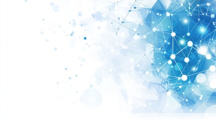 Abstract geometric network background, design, digital art, futuristic