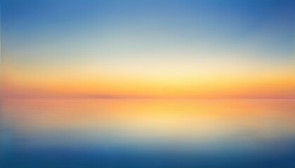 Poster - sunset over the sea