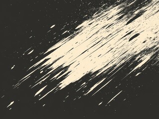 Aufkleber - Abstract brush stroke design with dynamic movement and texture
